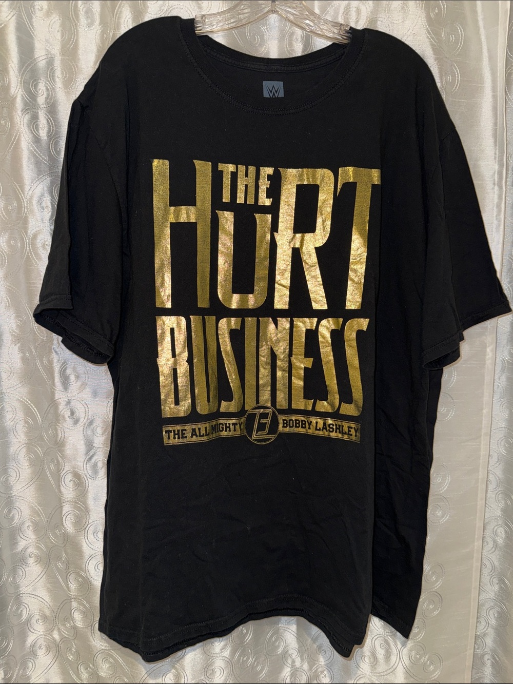 WWE Authentic ‘The Hurt Business' Graphic Tee with Gold Men’s Size 3XL 🔥 G1
